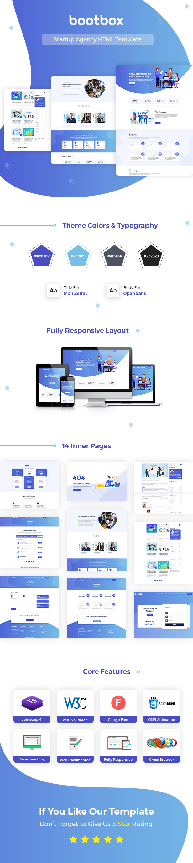 Bootbox – Agency HTML Template - 1